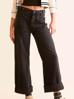 We The Free black denim jeans
